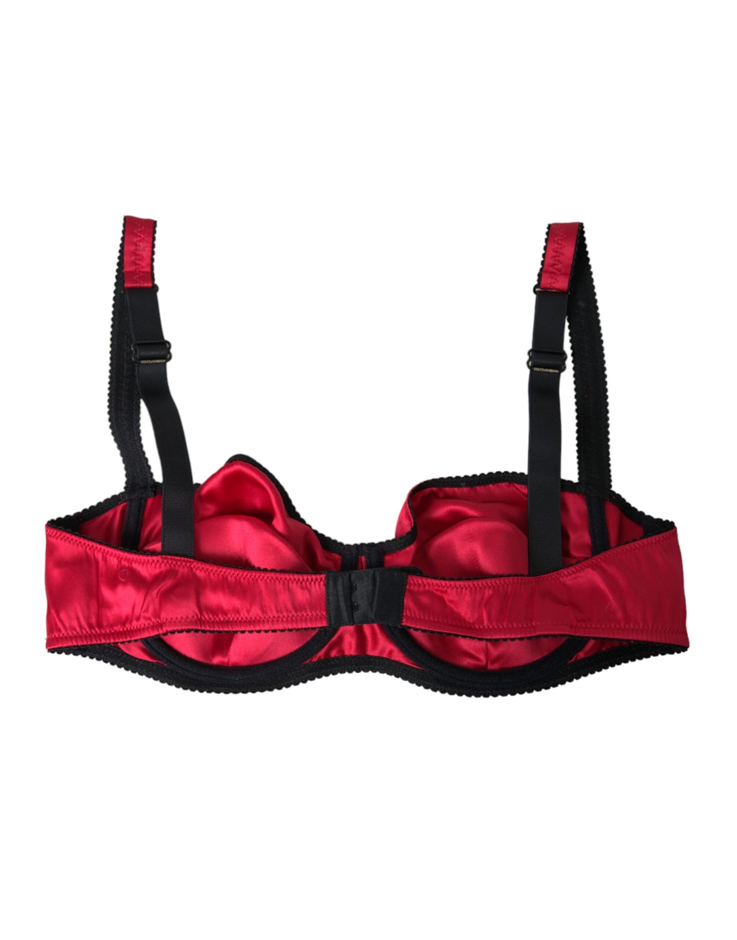 Dolce & Gabbana Bordeaux Seidenstretch Balconette-BH Unterwäsche