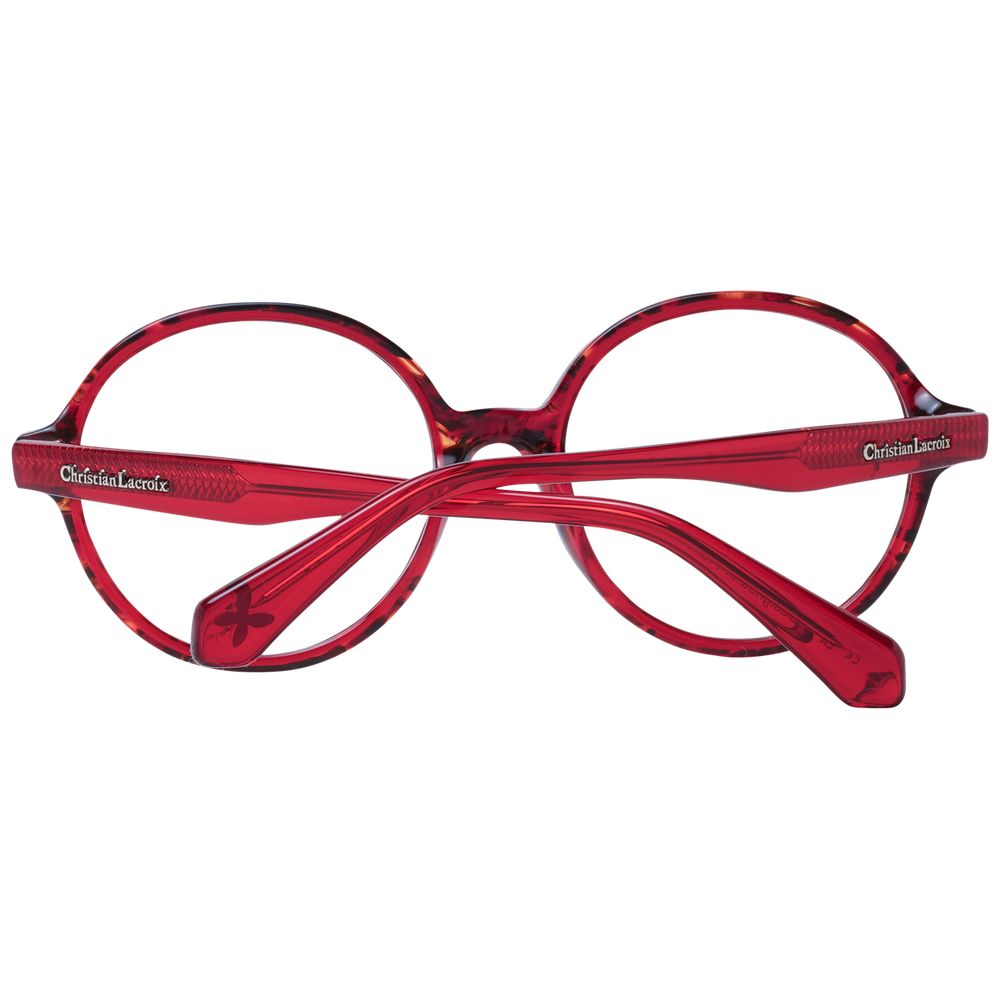 Christian Lacroix Rote Brillenfassungen für Damen