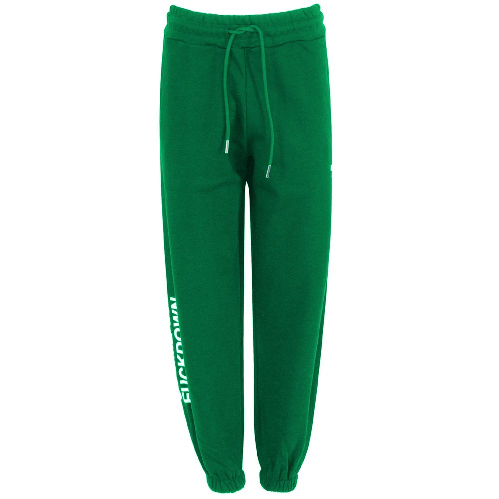 Comme Des Fuckdown Jeans und Hose aus grüner Baumwolle