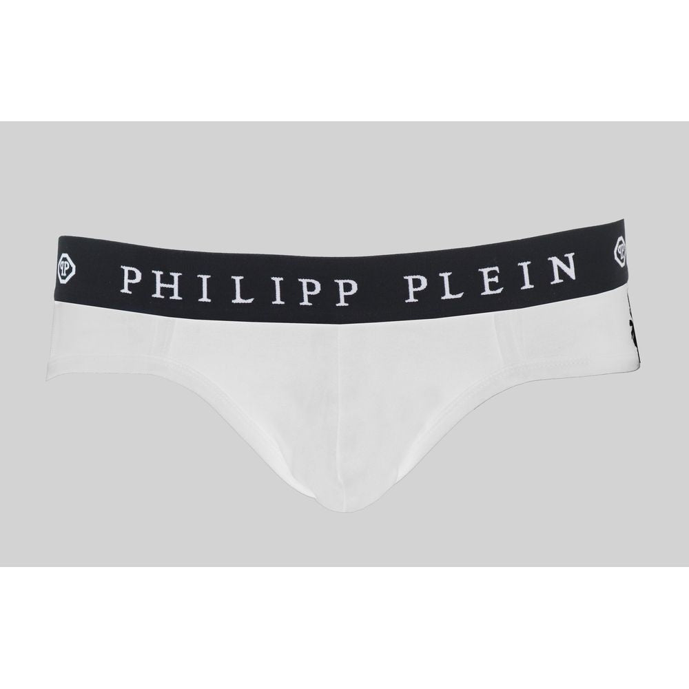 Philipp Plein – Weiße Boxershorts aus Baumwolle für Herren