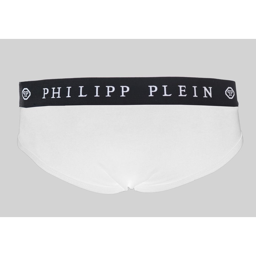 Philipp Plein – Weiße Boxershorts aus Baumwolle für Herren