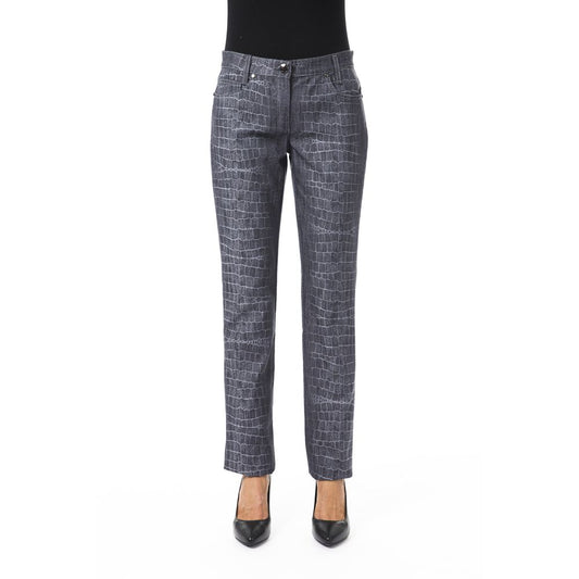 BYBLOS Schwarze Viskose Damenhose