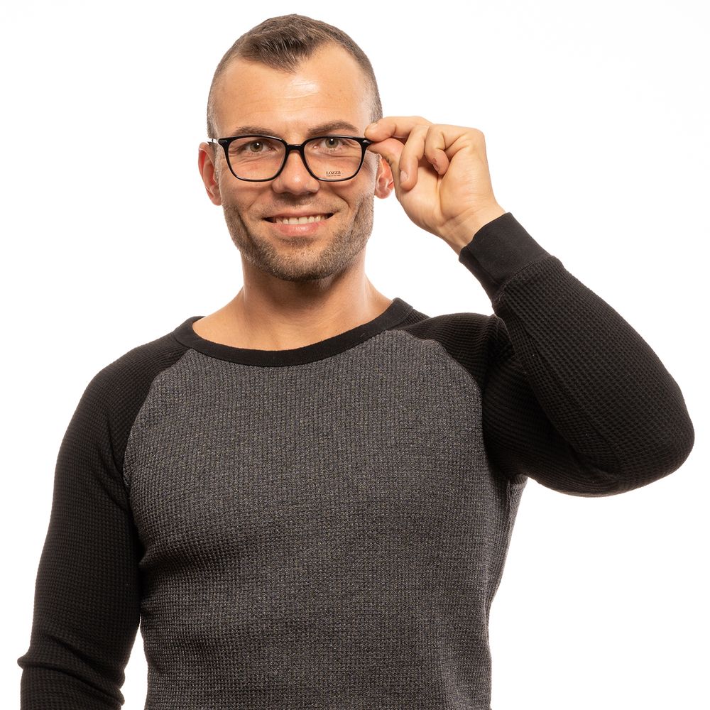 Lozza Black Men Glasses Frame