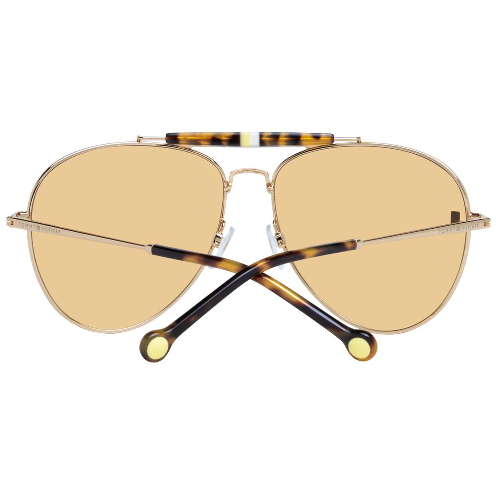 Tommy Hilfiger Goldene Damen-Sonnenbrille