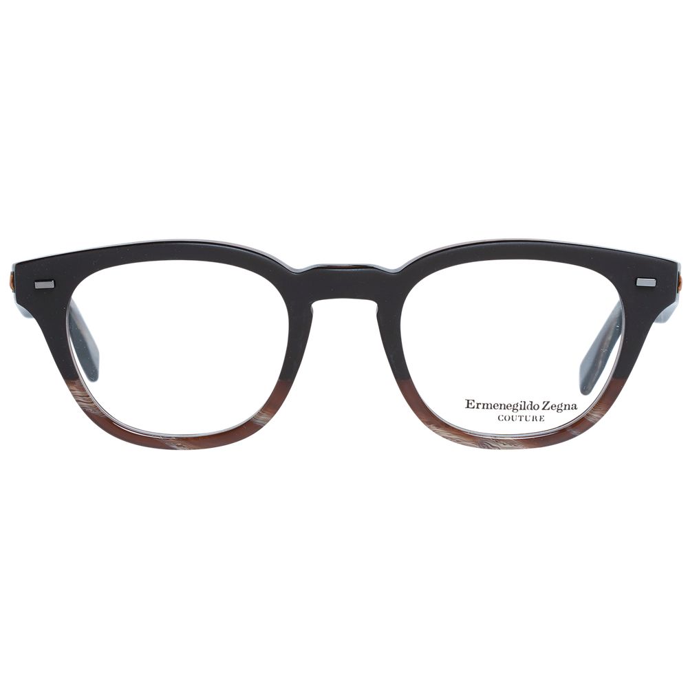 Ermenegildo Zegna Braun Herren Brillengestelle