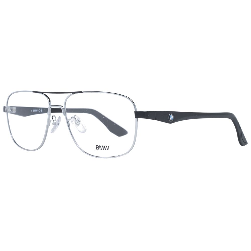 BMW Silver Men Glasses Frame