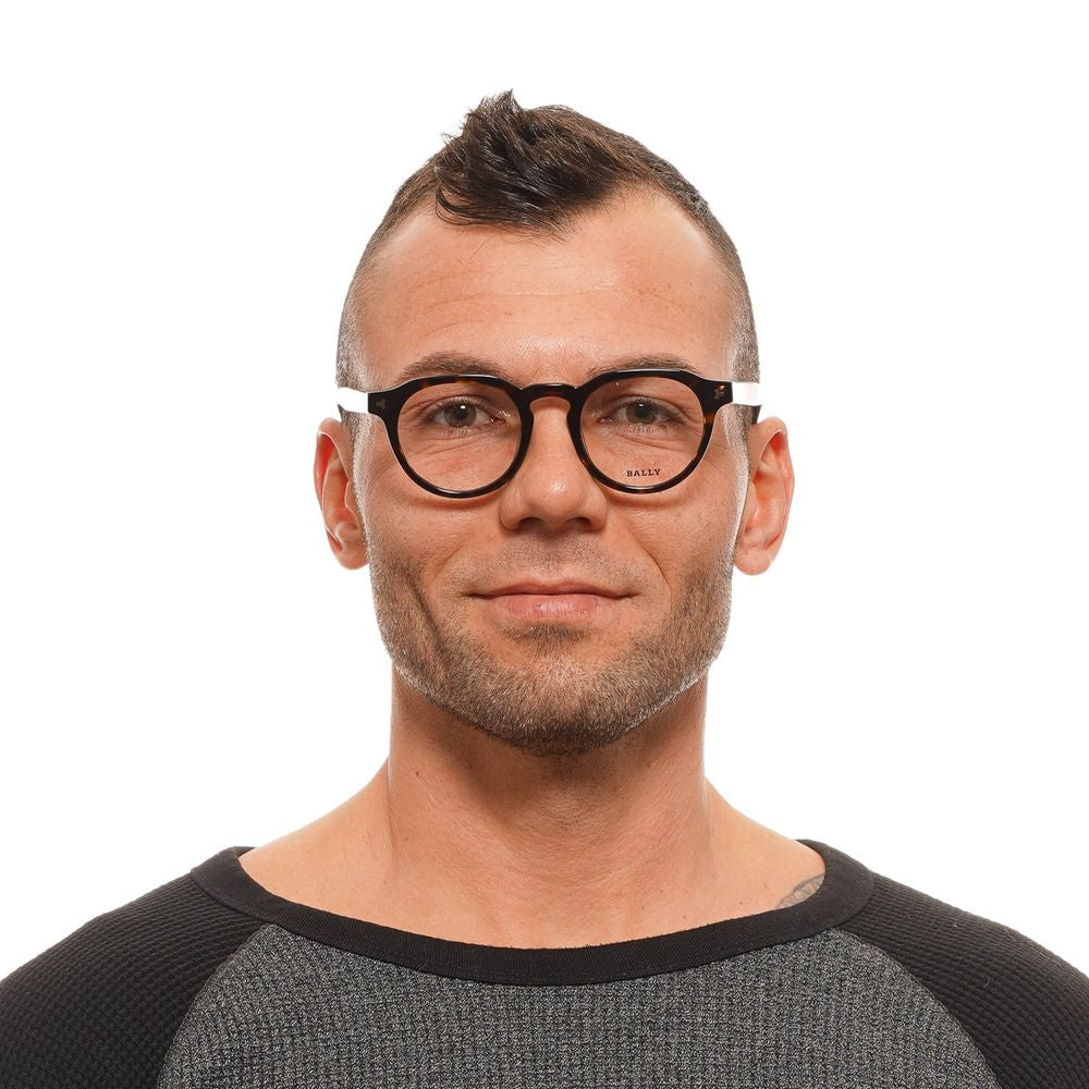 Bally Brown Men Glasses Frame