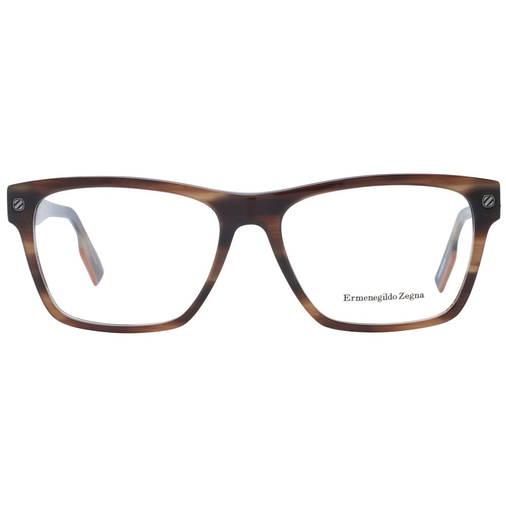 Ermenegildo Zegna Braun Herren Brillengestelle