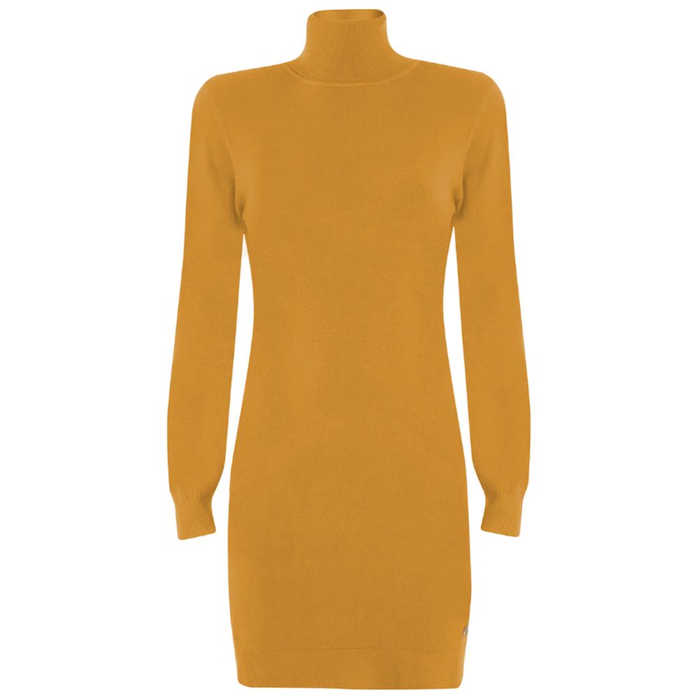 Yes Zee – Gelbes Viskosekleid