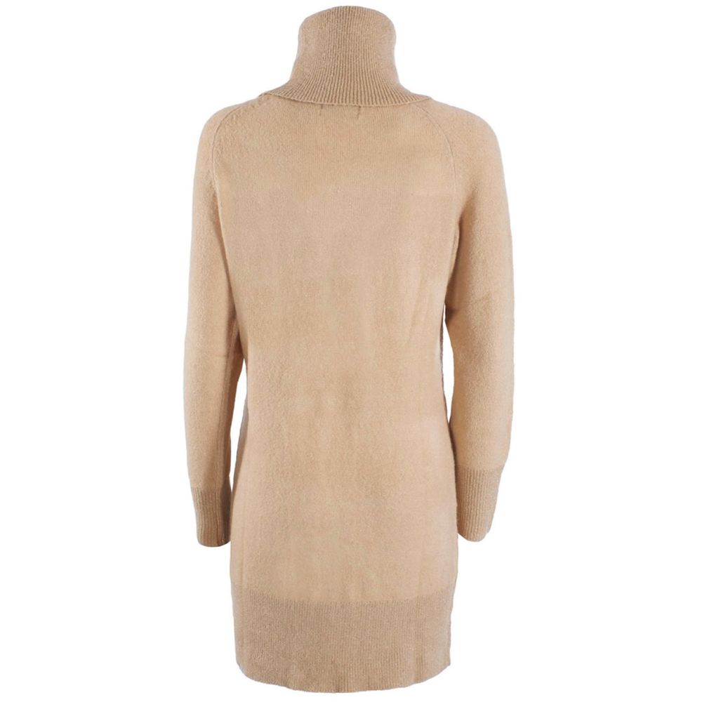 Yes Zee – Beiges Viskosekleid