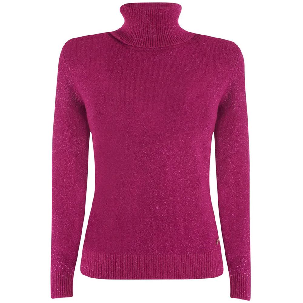 Yes Zee – Viskosepullover in Fuchsie