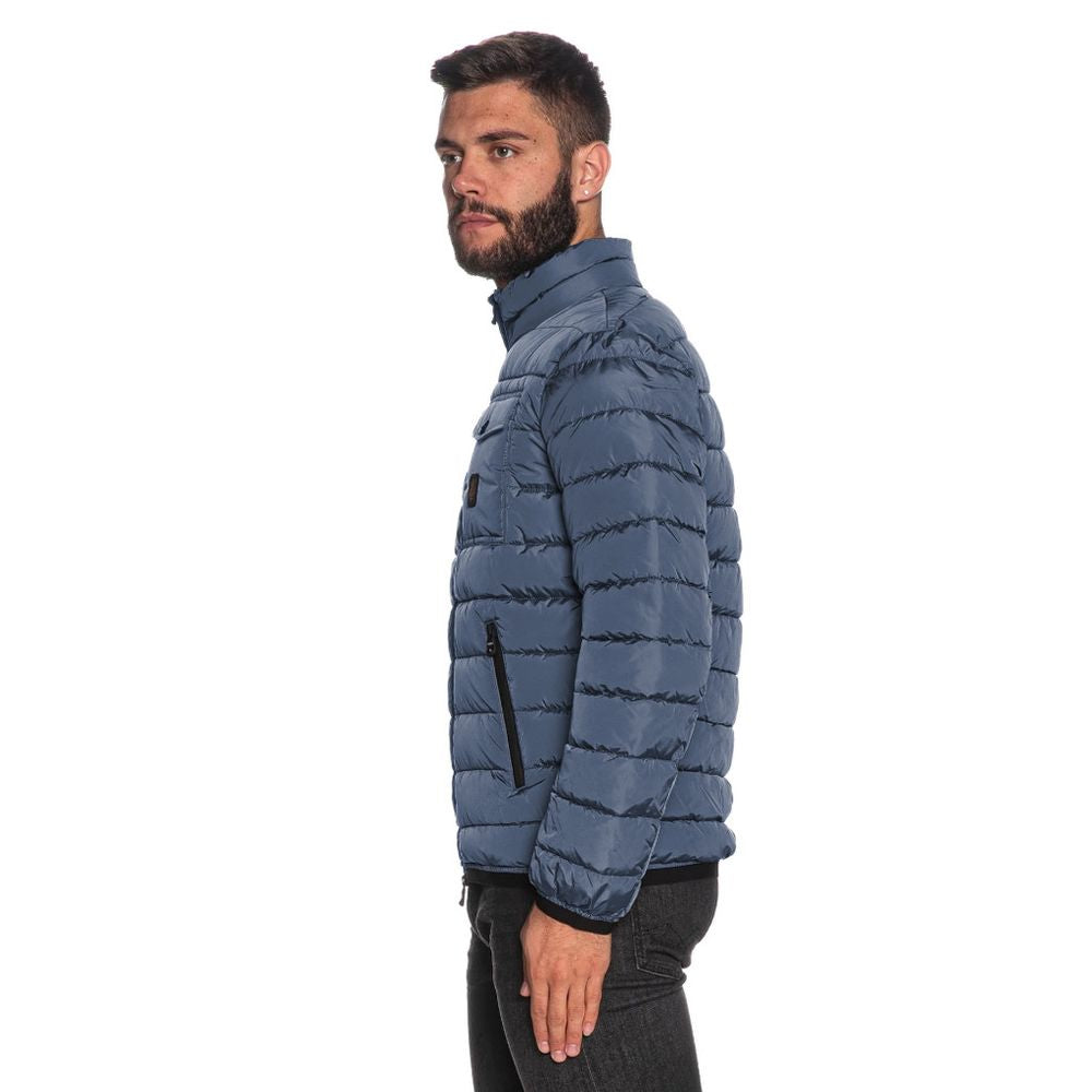 Refrigiwear Hellblaue Nylon-Herrenjacke