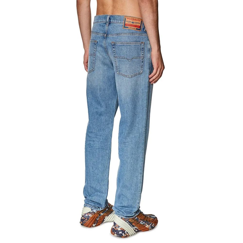 Diesel Herren-Jeans aus hellblauer Baumwolle in normaler Passform
