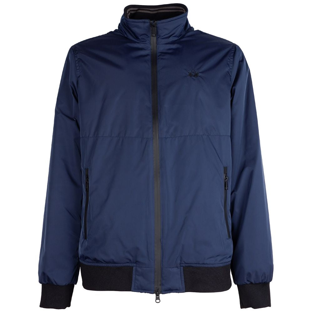 La Martina Blaue Polyesterjacke