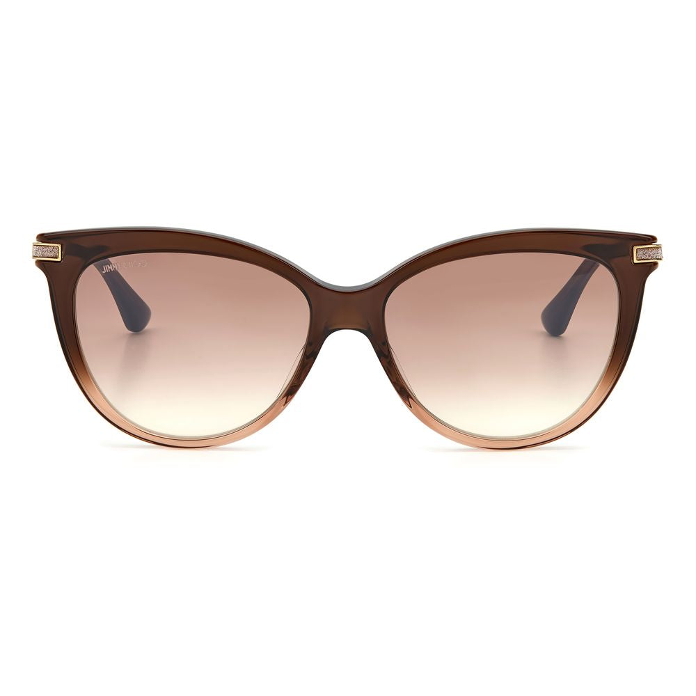 Jimmy Choo – Braune Acetat-Sonnenbrille