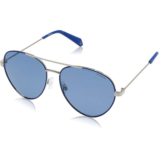 Polaroid Sonnenbrille aus blauem Metall