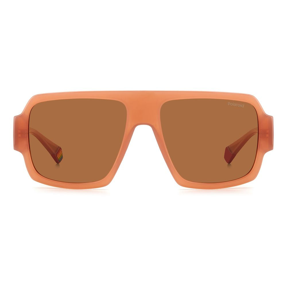 Polaroid Sonnenbrille aus Kunstharz in Beige