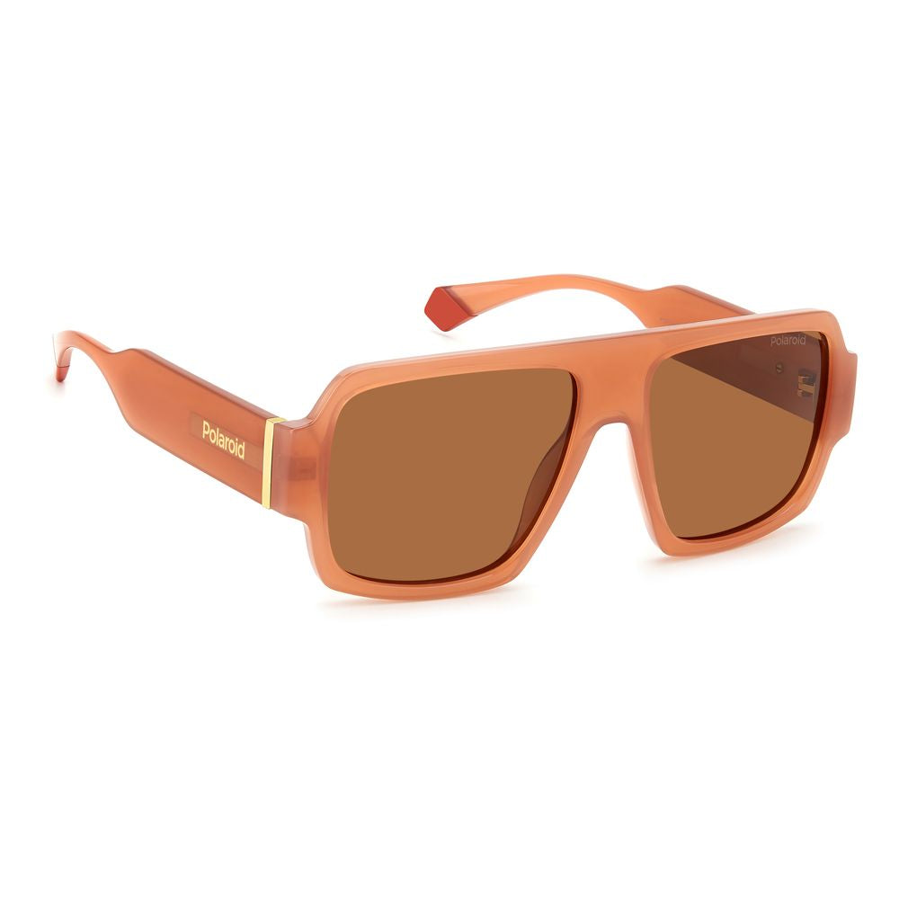 Polaroid Sonnenbrille aus Kunstharz in Beige