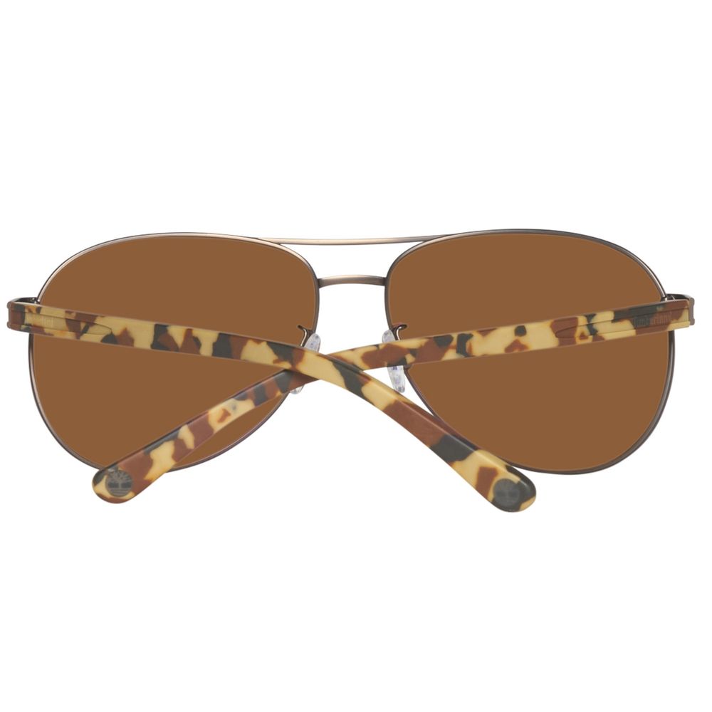 Timberland Sonnenbrille aus grauem Metall