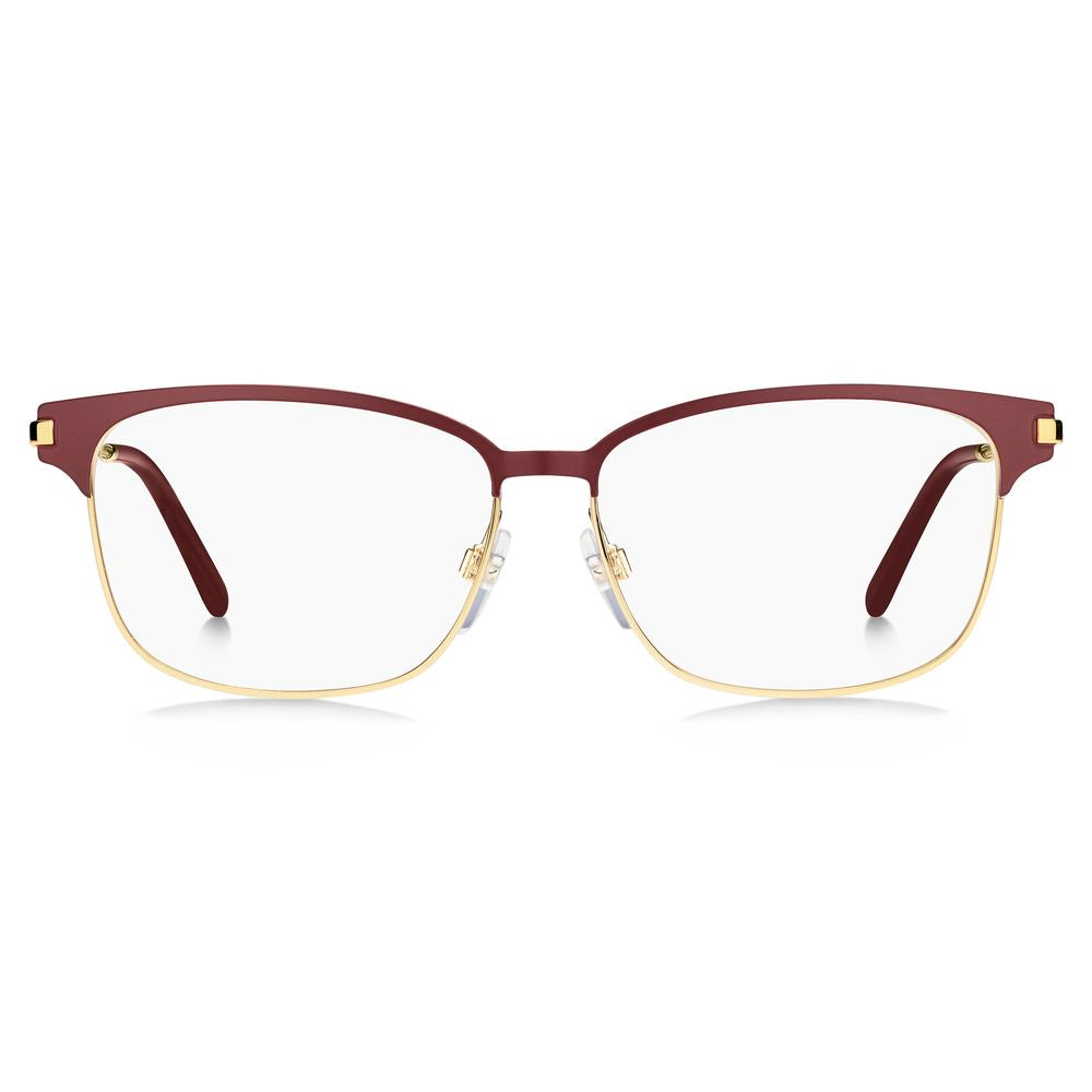 Burgunderfarbene Metallrahmen von Marc Jacobs