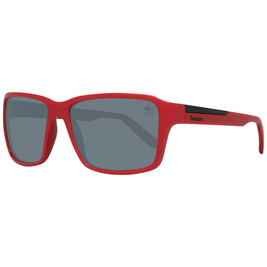 Timberland Sonnenbrille aus rotem Kunststoff