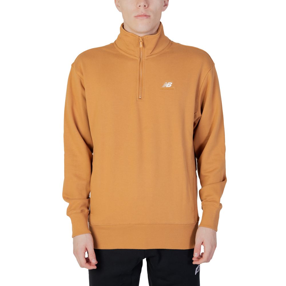 Braunes Baumwoll-Sweatshirt von New Balance