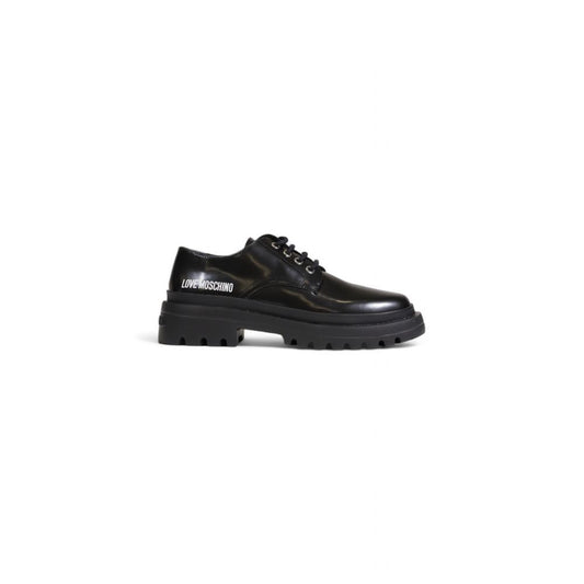 Love Moschino Black Polyethylene Platform Pumps