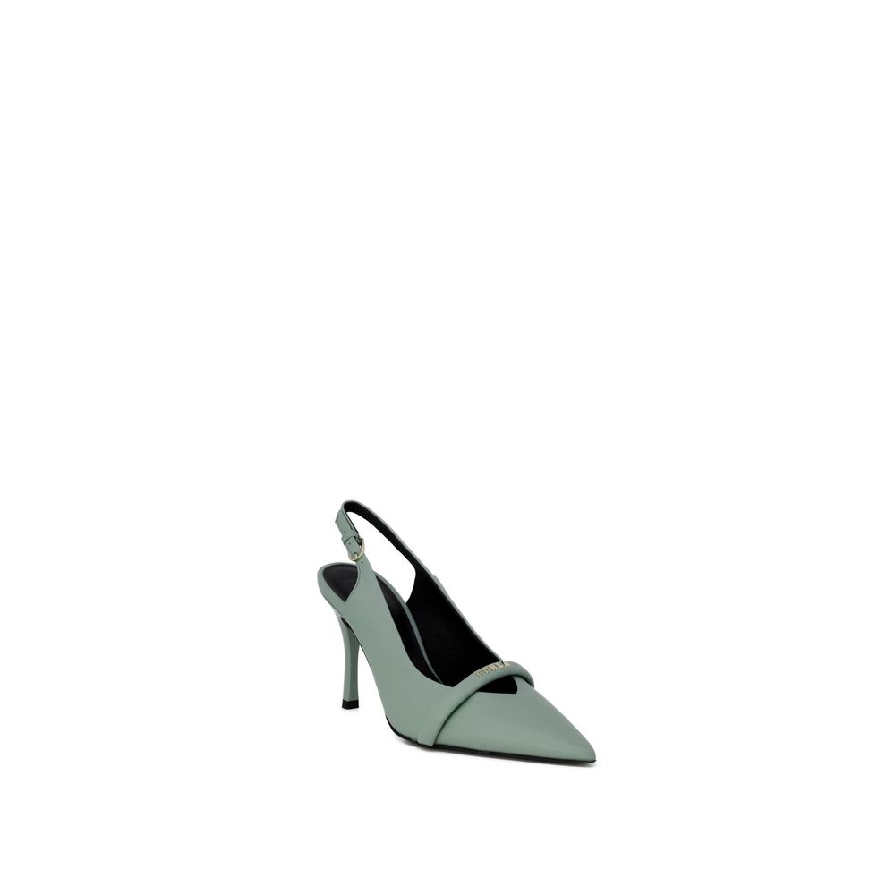 Furla Grüner Leder-High-Heel