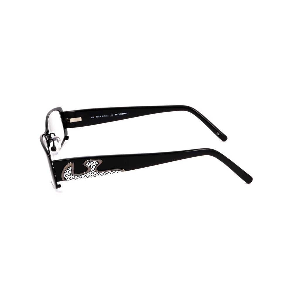Emilio Pucci Schwarze Metallrahmen