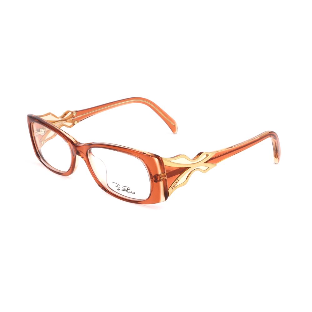 Emilio Pucci Orange Kunststoffrahmen