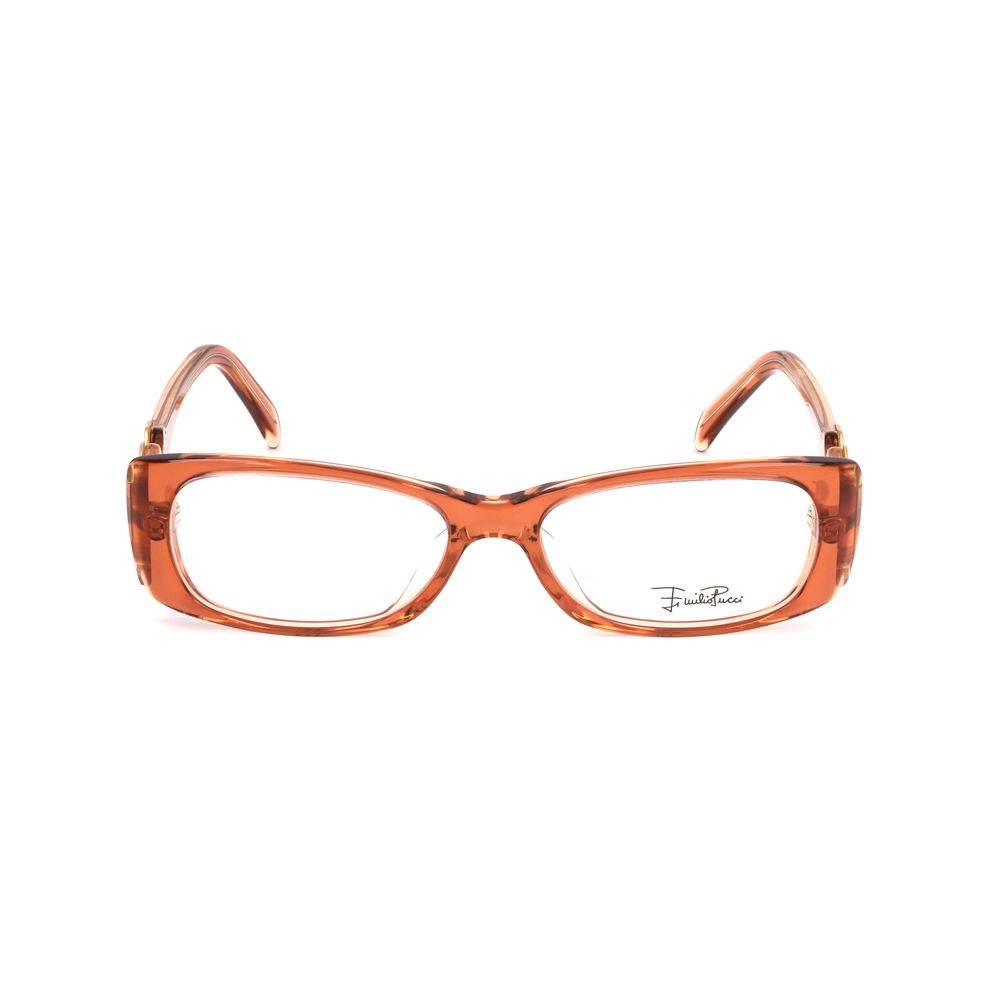 Emilio Pucci Orange Kunststoffrahmen