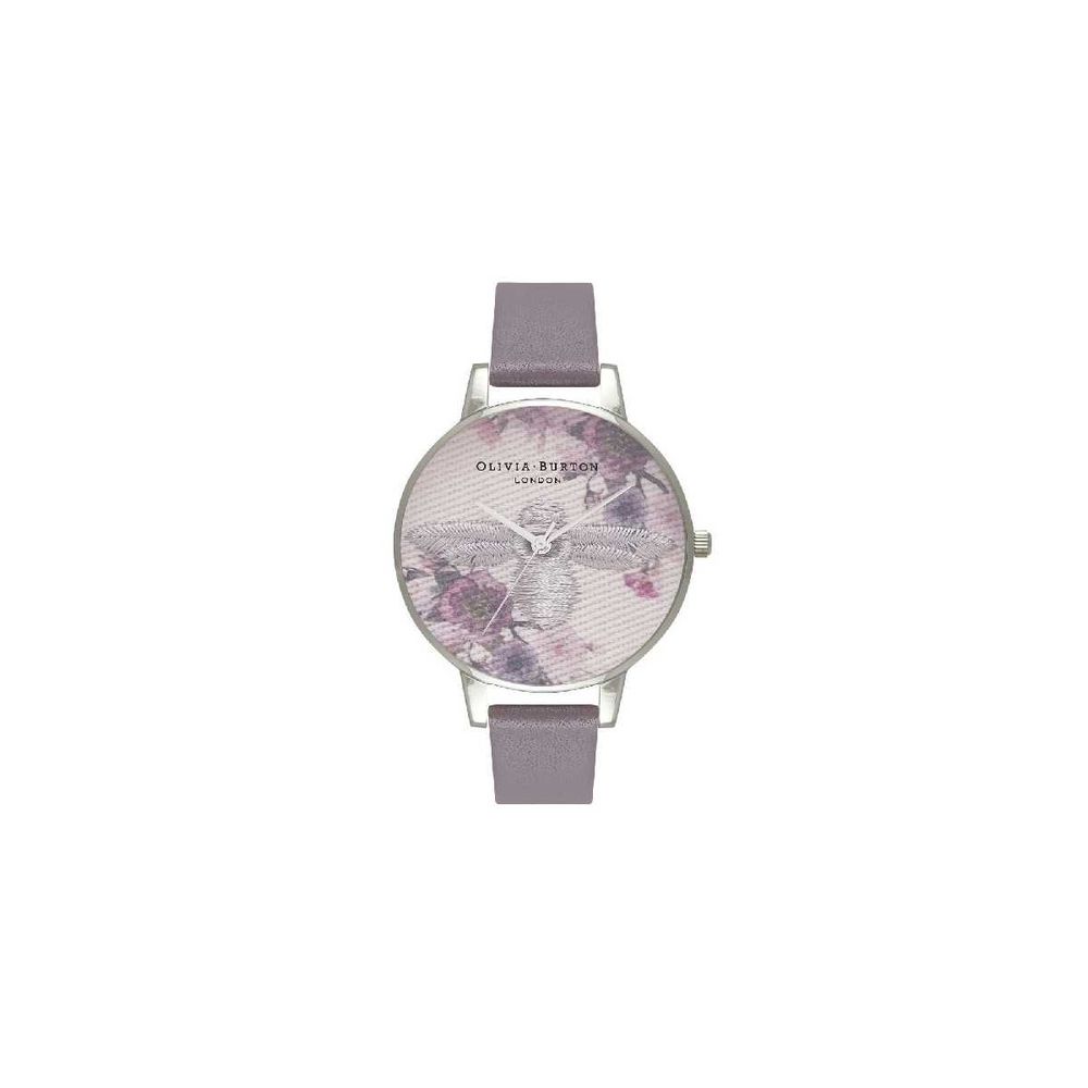 Olivia Burton – Graue Kunstlederuhr