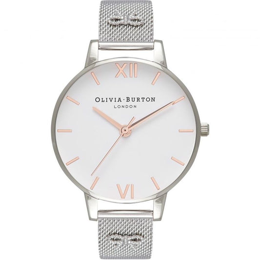 Olivia Burton – Silberne Edelstahluhr