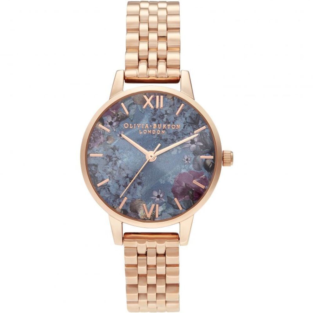 Olivia Burton – Mehrfarbige Edelstahluhr