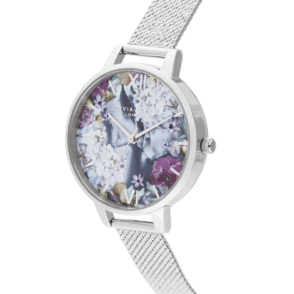 Olivia Burton – Silberne Edelstahluhr