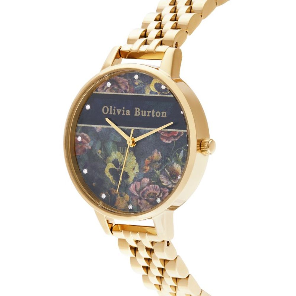 Olivia Burton – Goldene Edelstahluhr