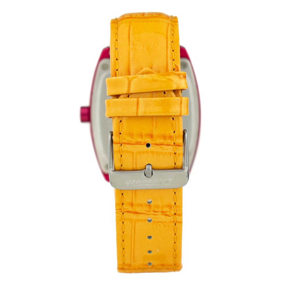 Chronotech Orange Lederuhr