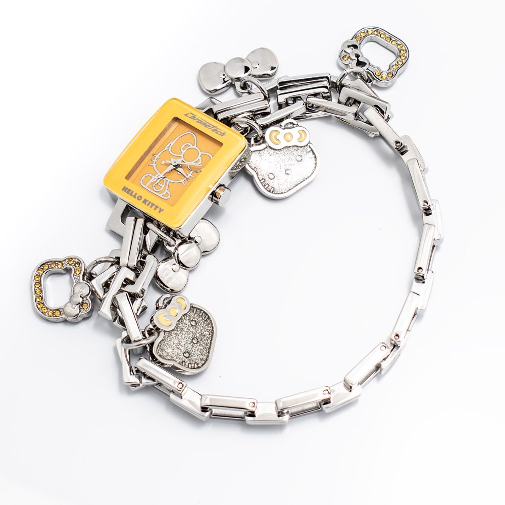 Chronotech Silberne Edelstahluhr