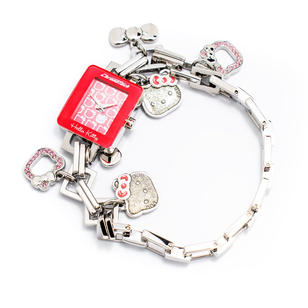 Chronotech Silberne Edelstahluhr