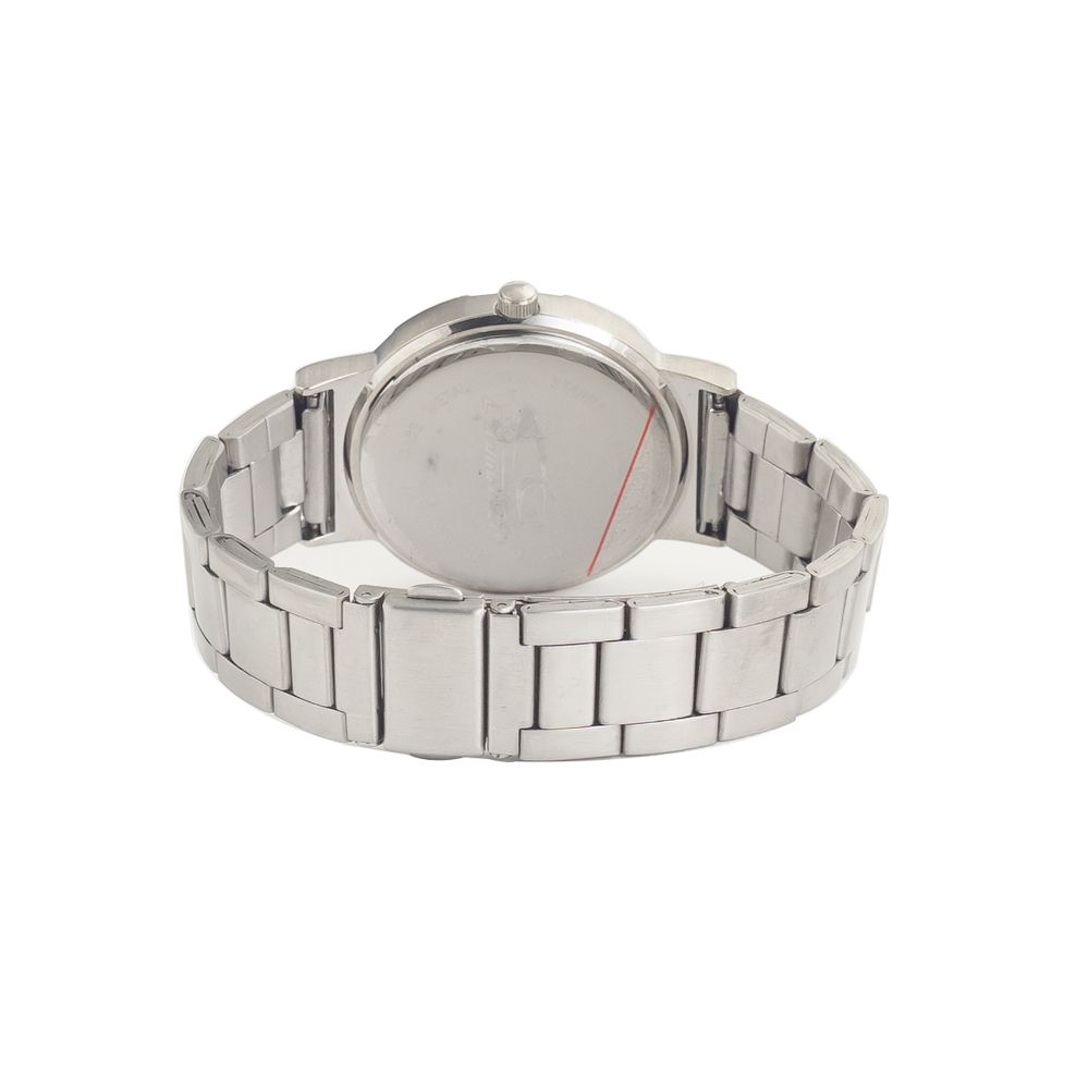 Chronotech Silberne Edelstahluhr