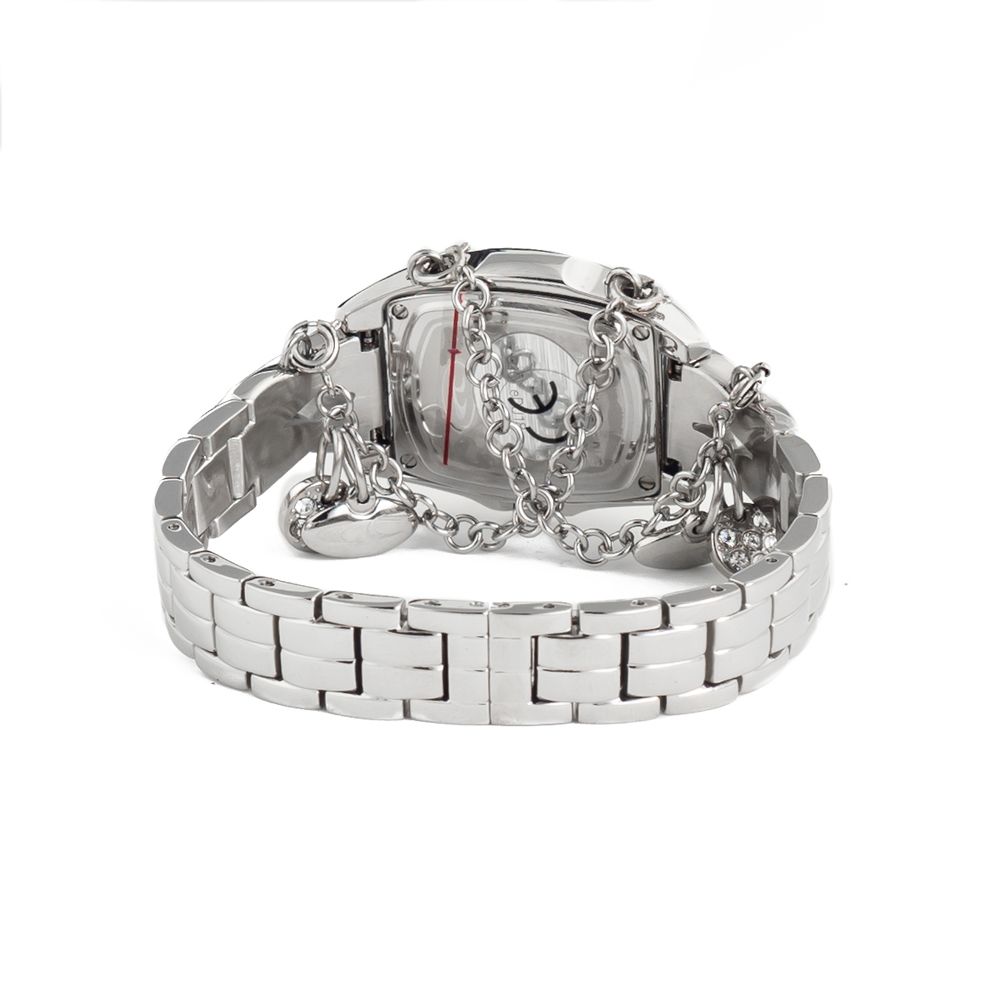 Chronotech Silberne Edelstahluhr
