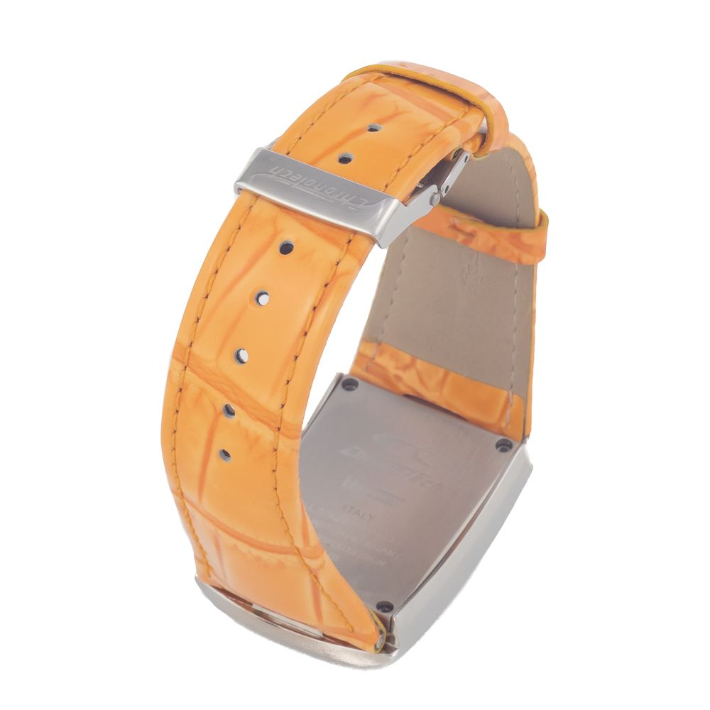 Chronotech Orange Lederuhr