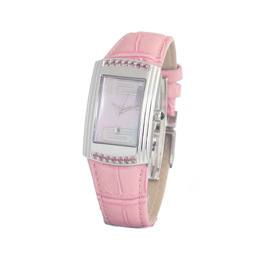 Chronotech Mehrfarbige Lederuhr
