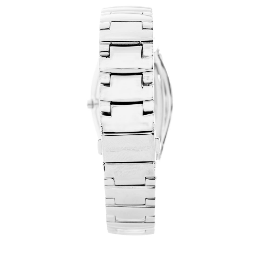 Chronotech Silberne Edelstahluhr