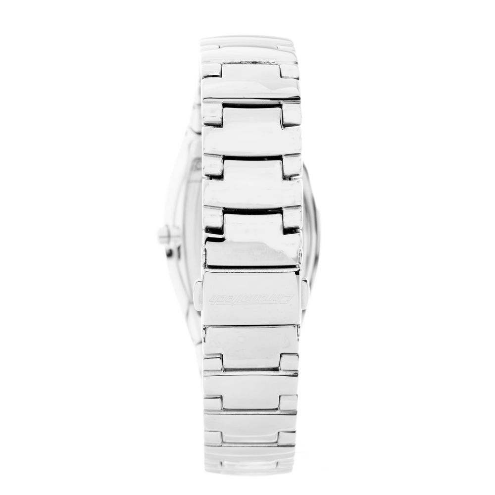 Chronotech Silberne Edelstahluhr