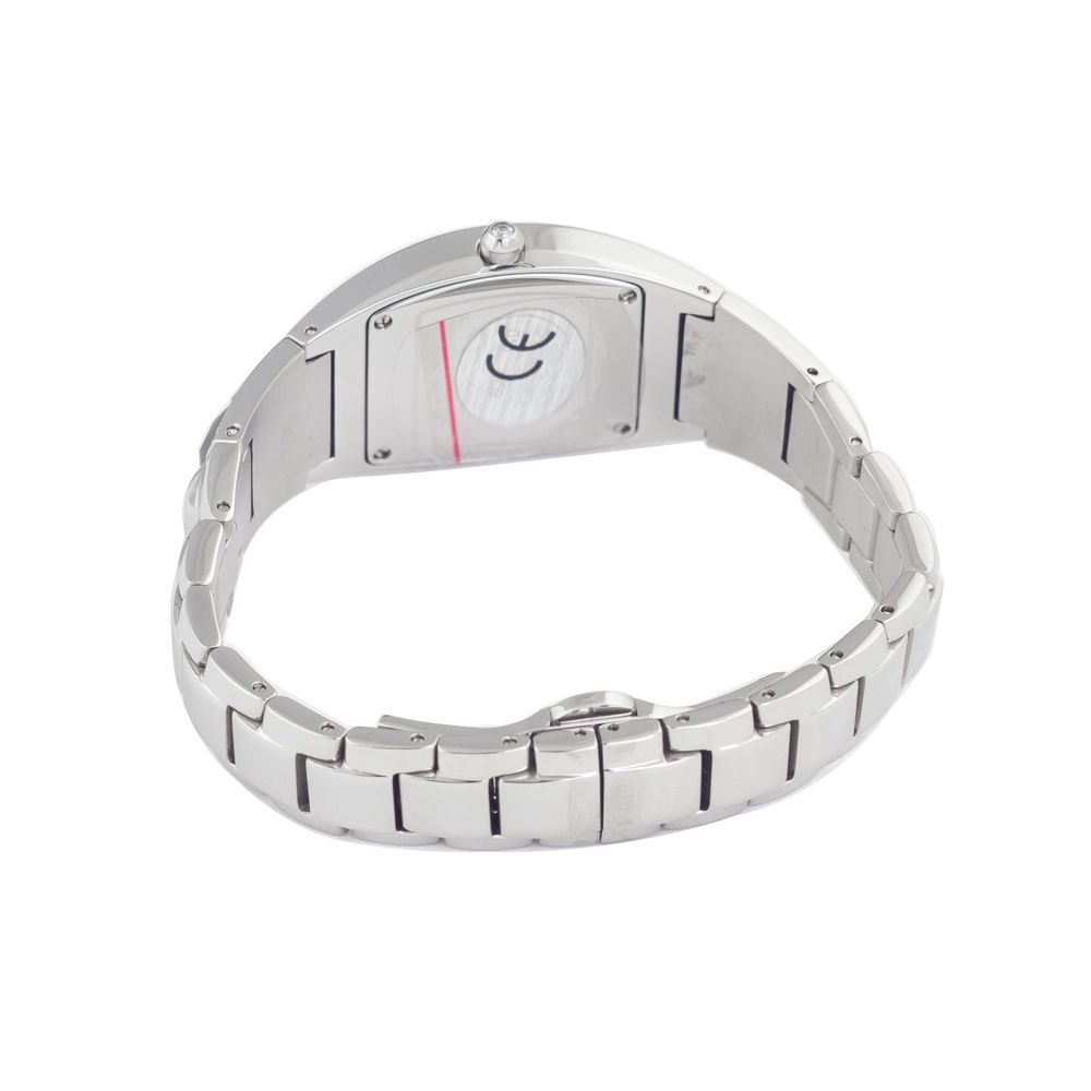 Chronotech Silberne Edelstahluhr