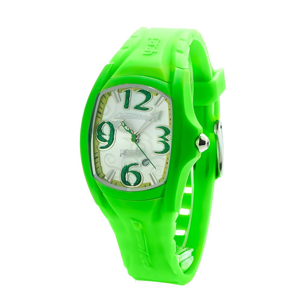 Chronotech Grüne Kautschukuhr