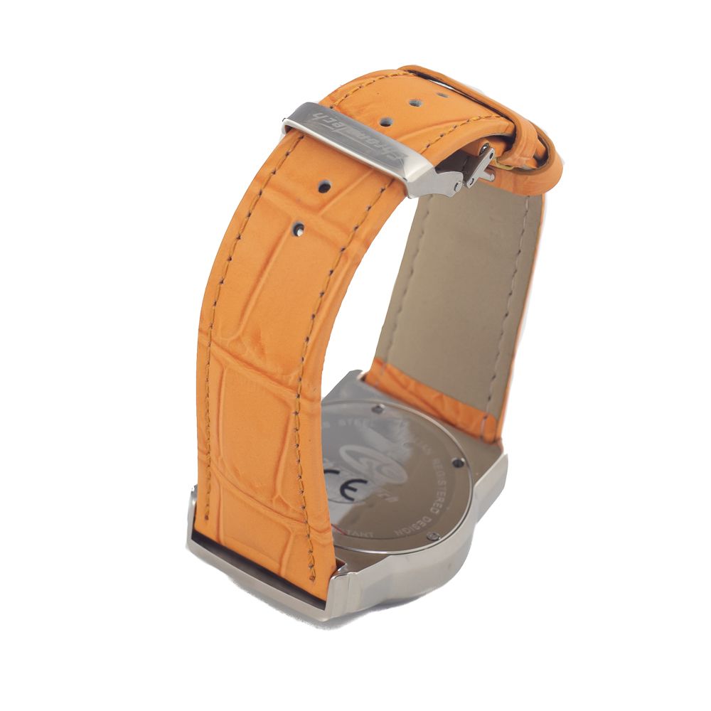 Chronotech Orange Lederuhr