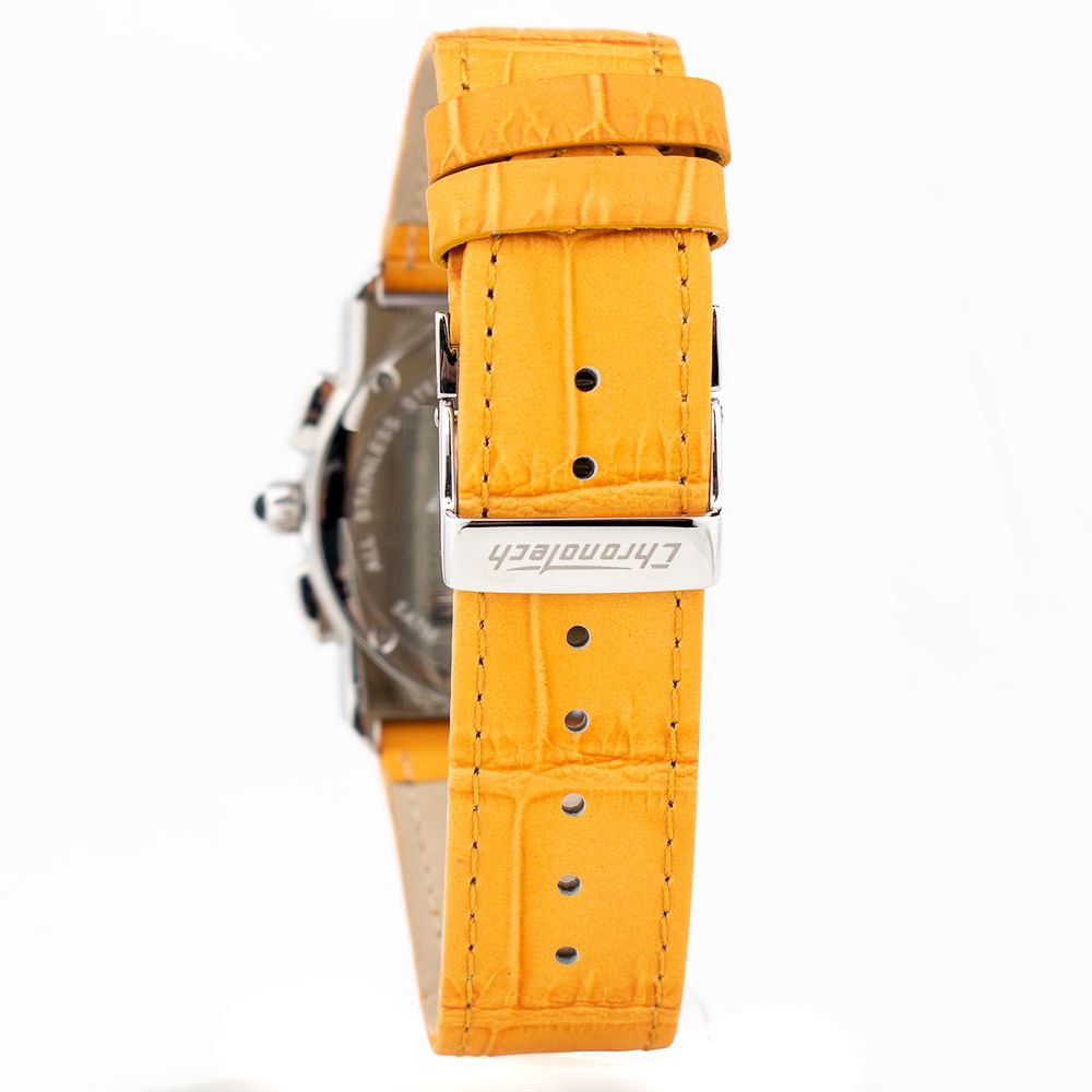 Chronotech Orange Lederuhr