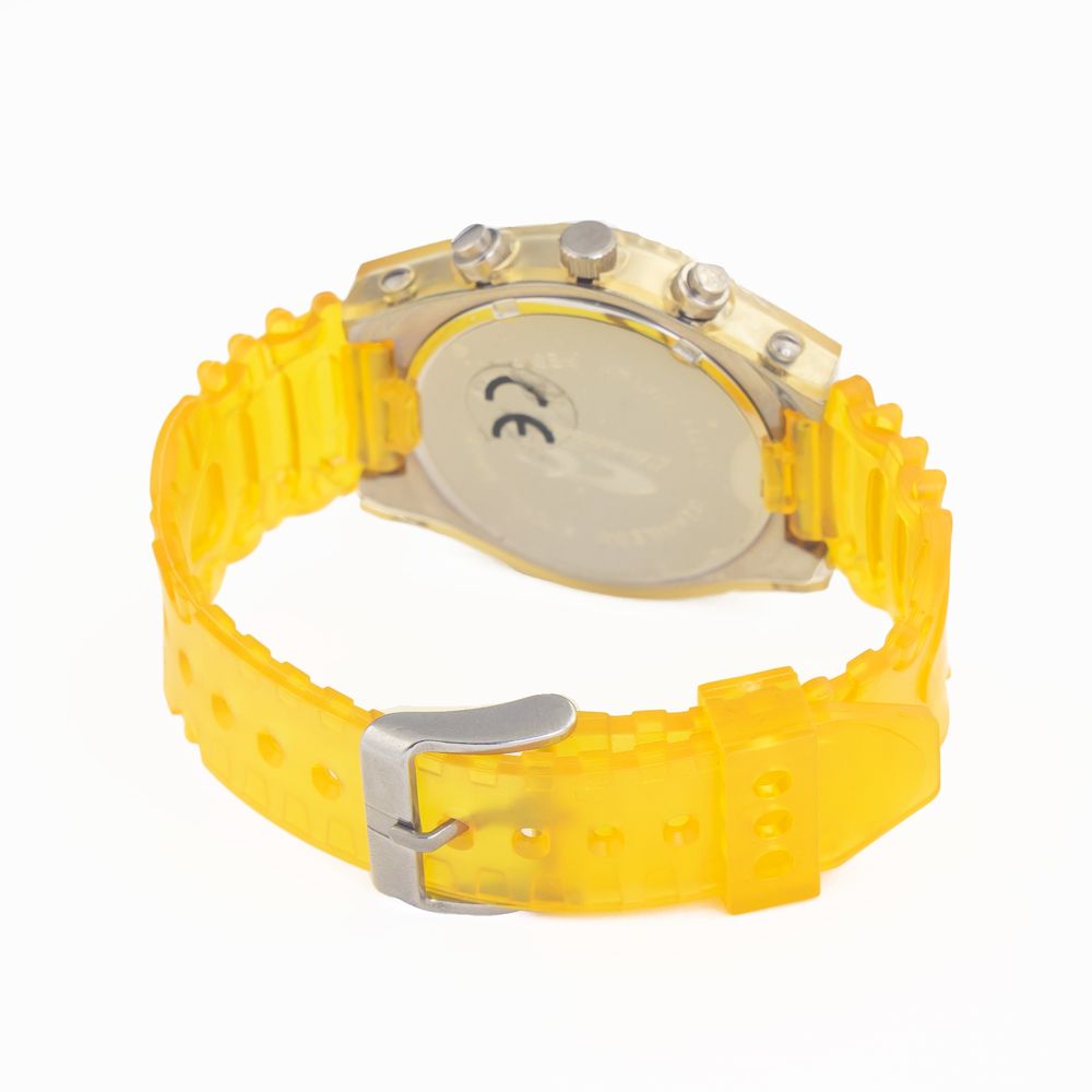Chronotech Gelbe Kautschukuhr